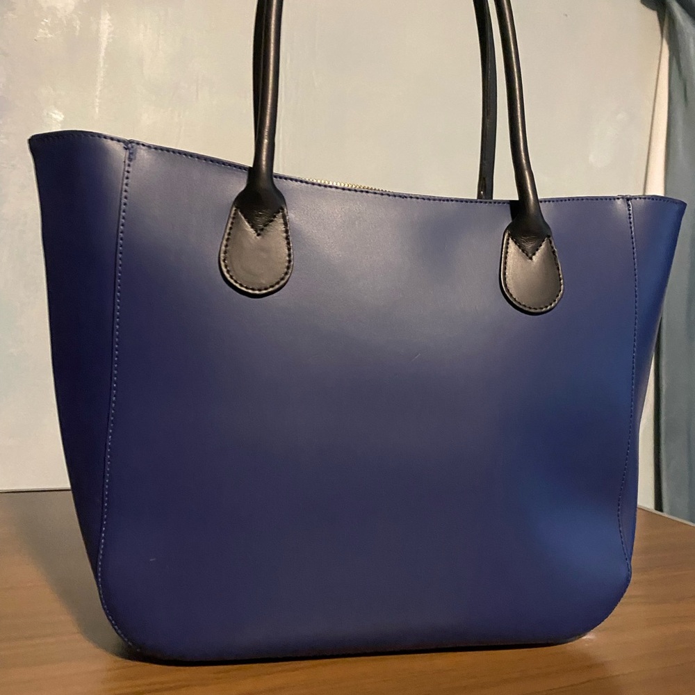 Borse in Pelle Italian Blue Leather Bag